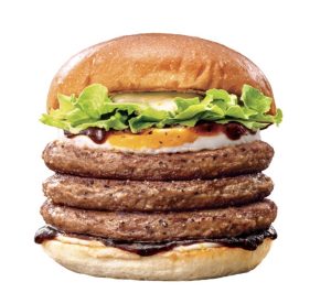ゼッテリアの月見バーガーが8月26日から7品展開