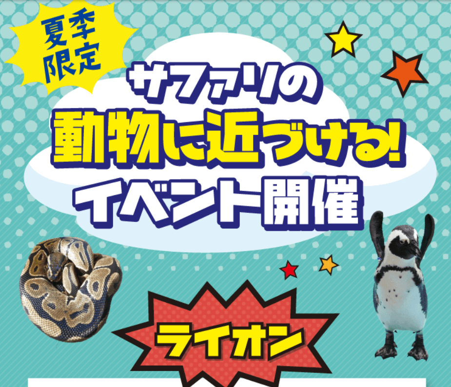 ペンギンに流しアジ体験
